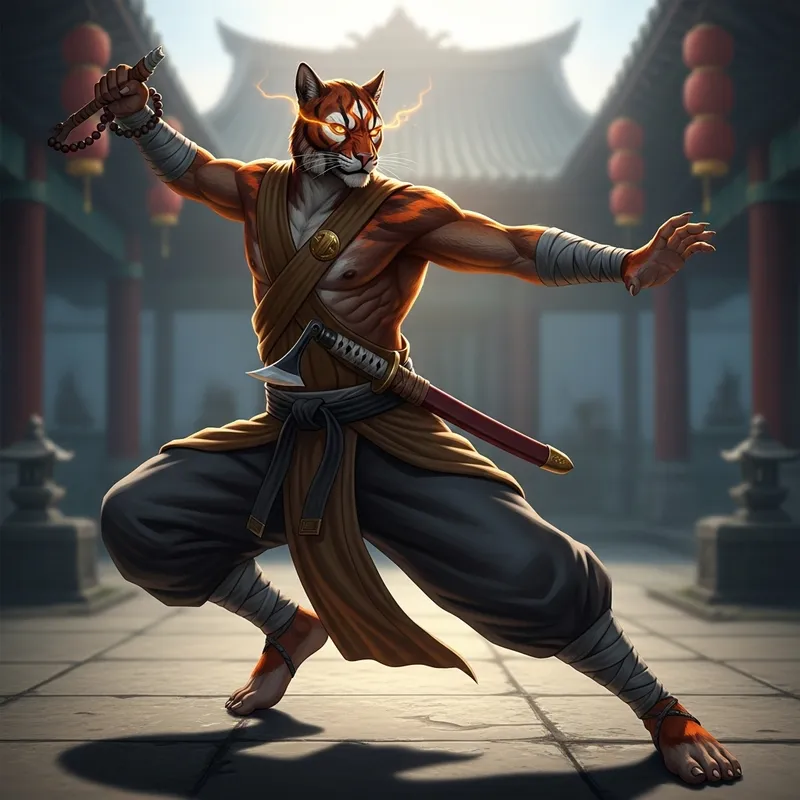 Khajiit Monk | Master of Martial Arts with Unique Warrior Style