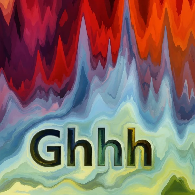 Abstract Sound-inspired 'Ghhh' Artwork Abstract Sound-inspired 'Ghhh' Artwork