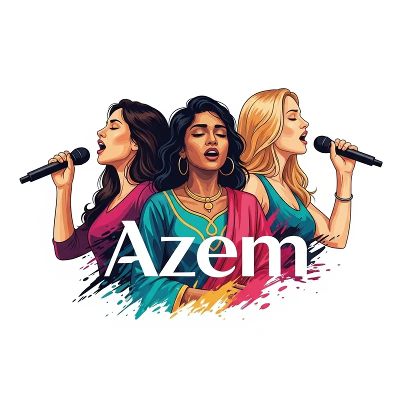 Logo Design for Azem Singers Group Logo Design for Azem Singers Group