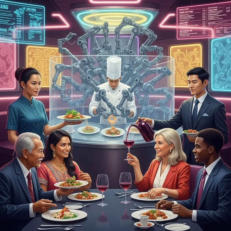 Visionary Restaurant Art: AI and Culinary Fusion