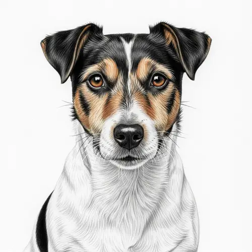 Pencil Drawing of a Jack Russell Terrier