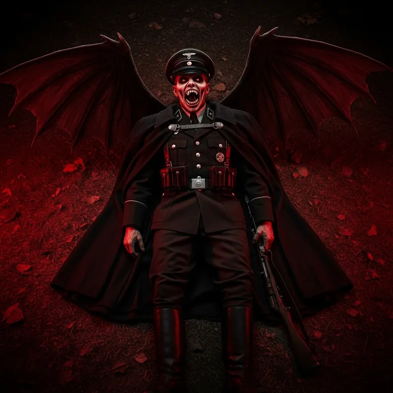 Warrior's Metamorphosis: From Soldier to Terrifying Demon - Art Masterpiece