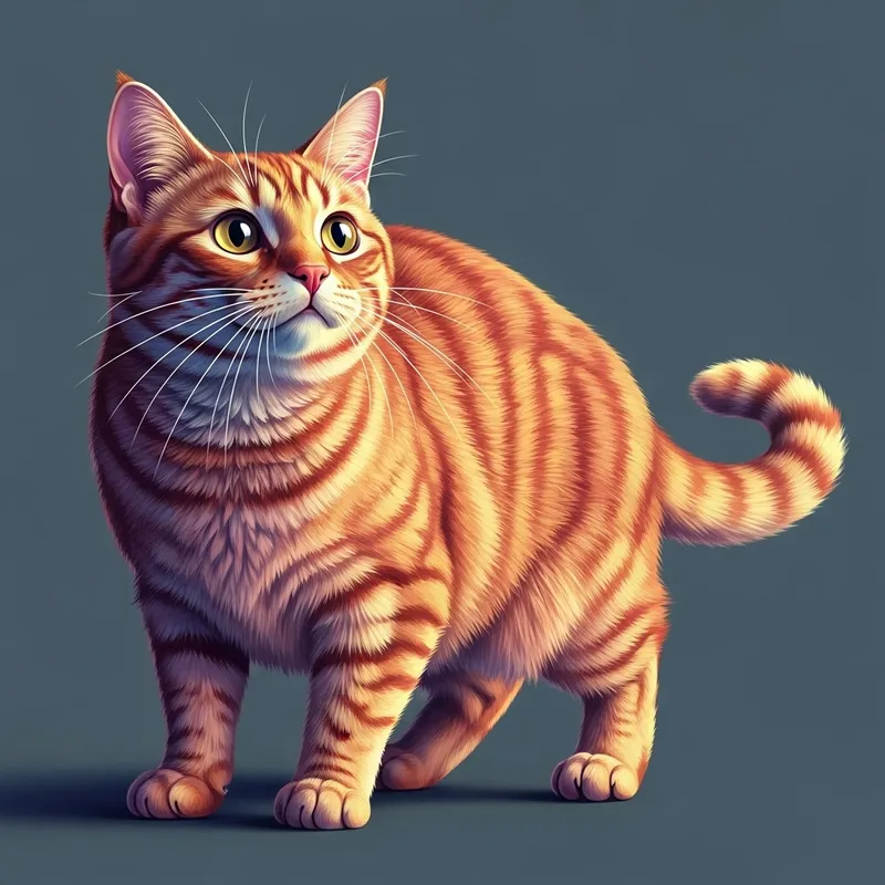 Colorful Gato Sunrise Portrait Colorful Gato Sunrise Portrait