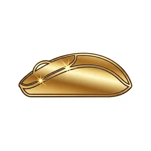 Golden Computer Mouse Icon | Minimalistic Design