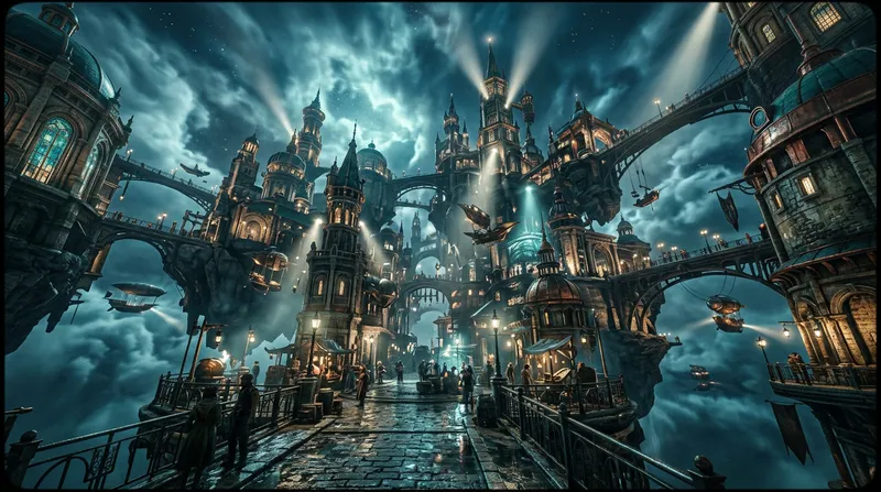 Surreal Floating City: A Cinematic Vision Surreal Floating City: A Cinematic Vision