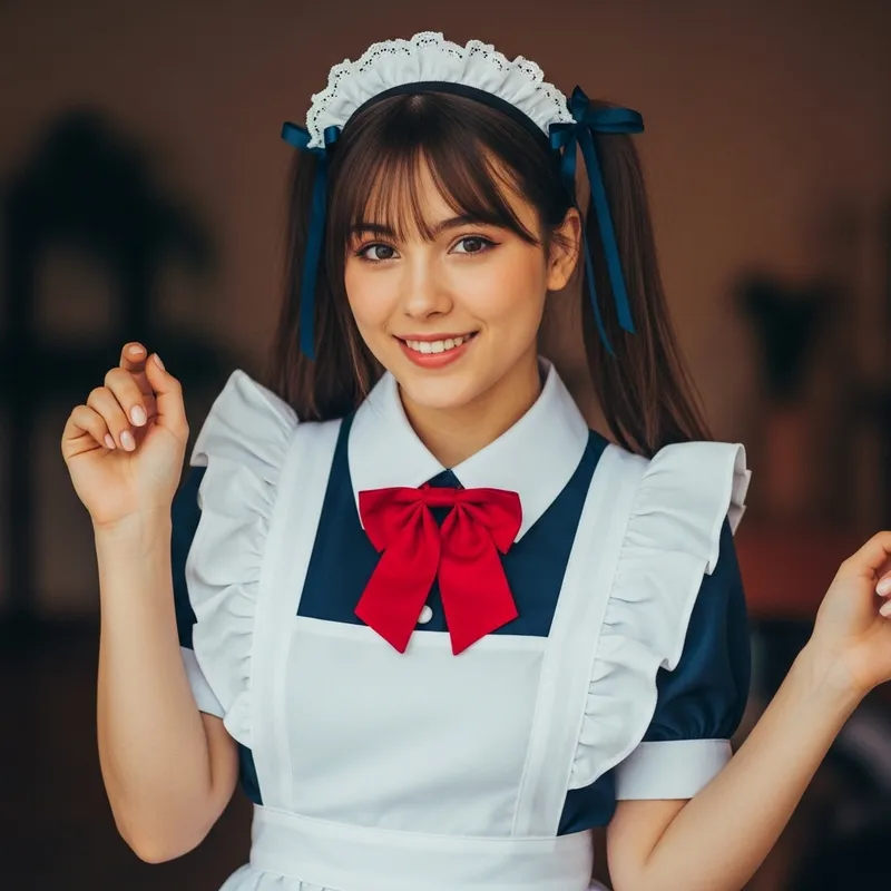 Modern Maid Costume Photo | Lively Vibes & Joyful Fun