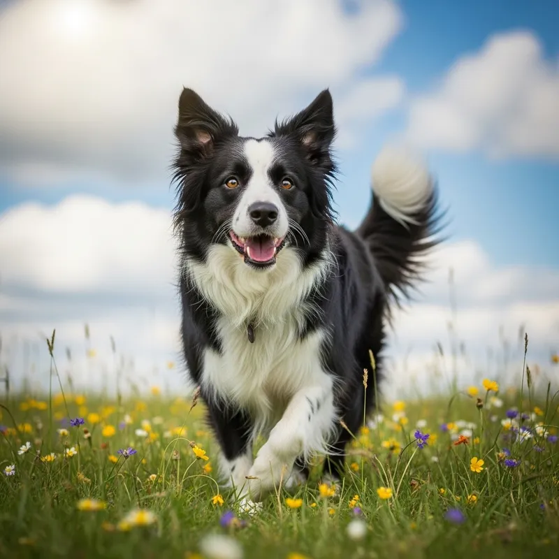 Playful Border Collie Enjoying the Sunshine | Intelligent & Lively