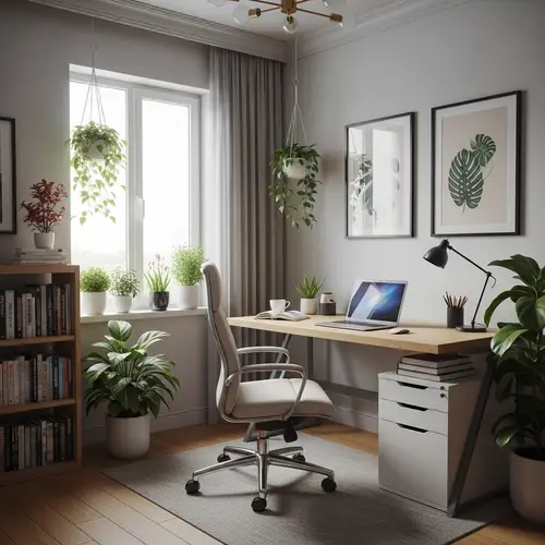 Cozy Minimalist Home Office Design Ideas