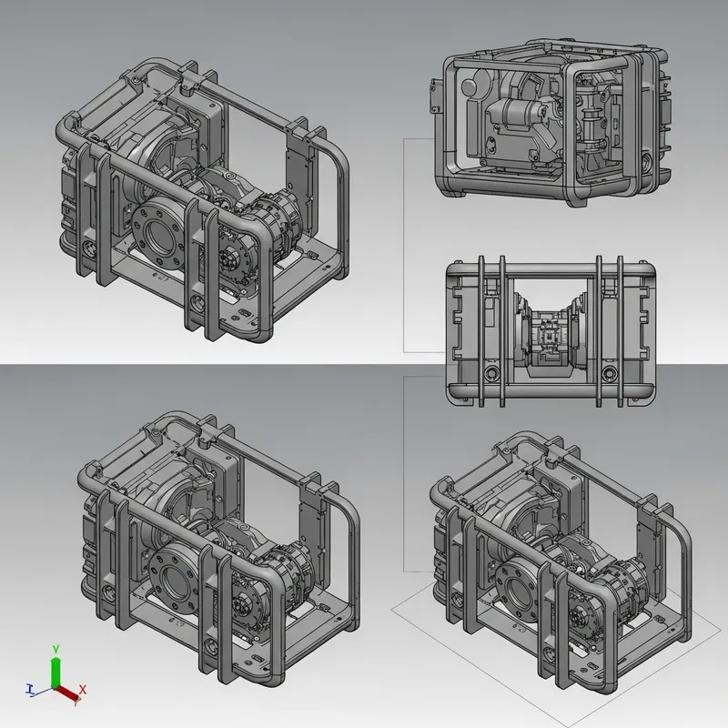 SolidWorks Rig System Case Design