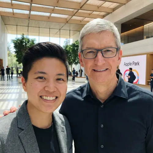 Me with Tim Cook: A Memorable Moment