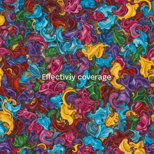 Vibrant Colors and Effective Coverage Abstract Art