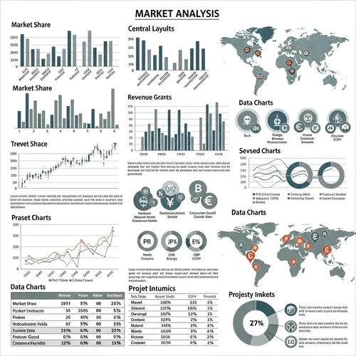 Financial Market Analysis Infographic: Trends & Forecast