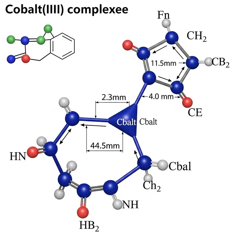 Scientific Illustration of Cobalt(III) Complexes