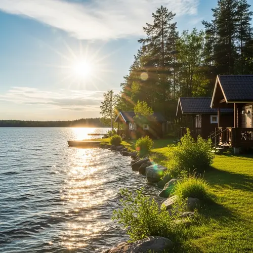 Scenic Holiday Cabins by the Lake | Summer Vacation Retreat
