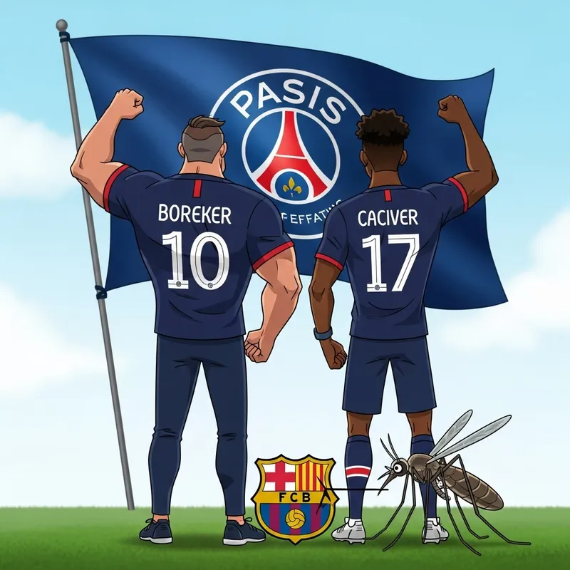 PSG Fans Celebrate with Humor and Passion