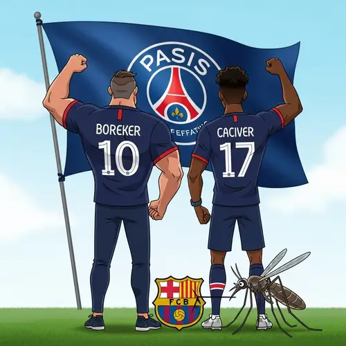 PSG Fans Celebrate with Humor and Passion