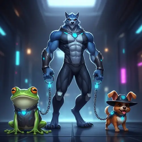 Strong Blue Werewolf with Novel Pets | Dominance Displayed