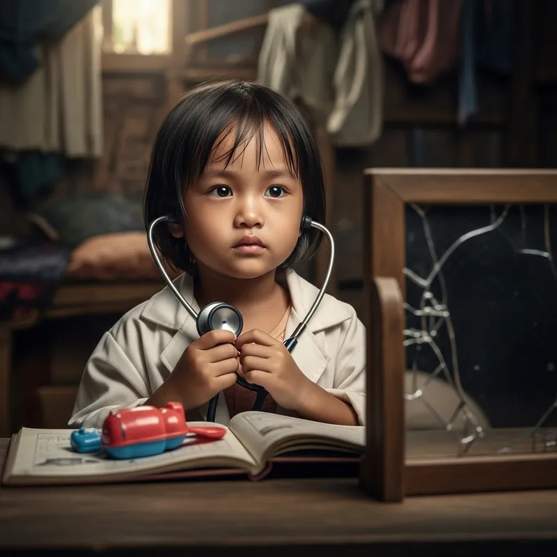 Inspiring Tale: Poverty-Stricken Girl's Dream of Becoming a Doctor