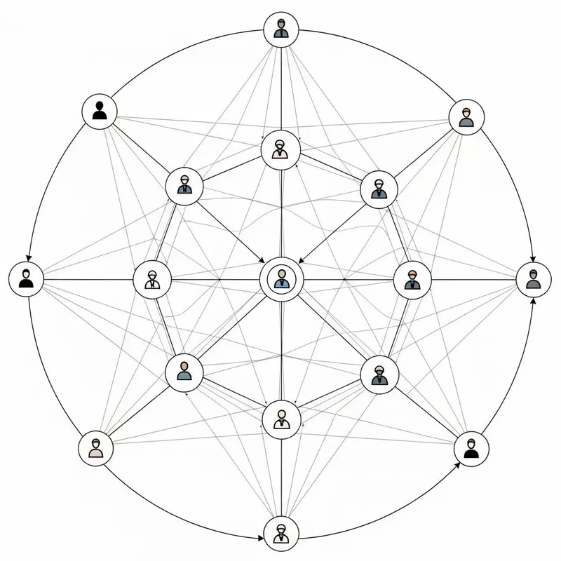 Circular Communication Network Structure Explained
