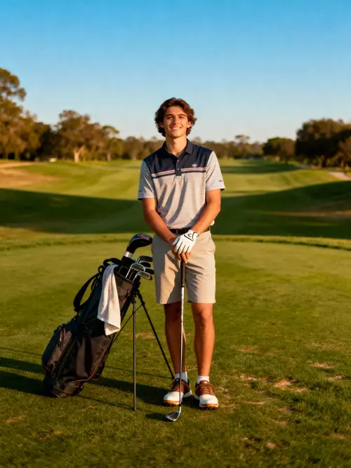 Full Body Photo on Golf Course - Perfect Shot