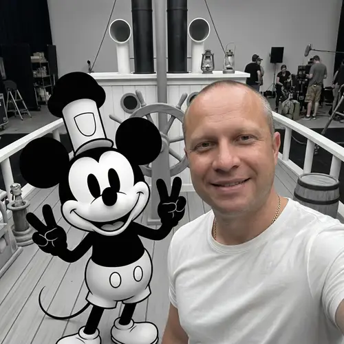 Ultra-Realistic Selfie with Mickey Mouse