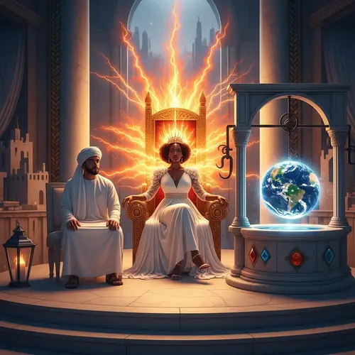 Radiant Black Woman in White Dress | Divine City Imagery