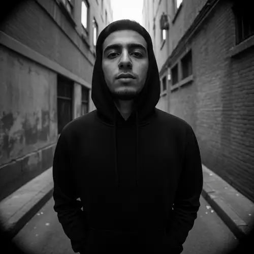 Gritty Urban Noir Portrait | Monochromatic Photography