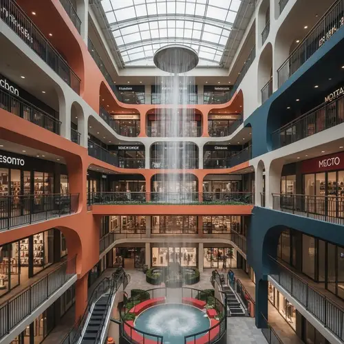 Innovative Architectural Design of Socio-Commercial Hub with Rhizomatic Patterns