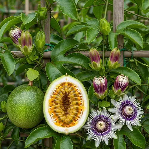 Ripened Maracuya: Vibrant Passion Fruit Display