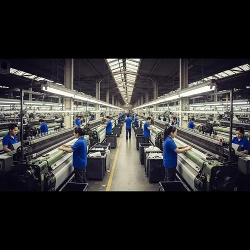 Textile Factory Floor Production | Industrial Photography Documentary Style