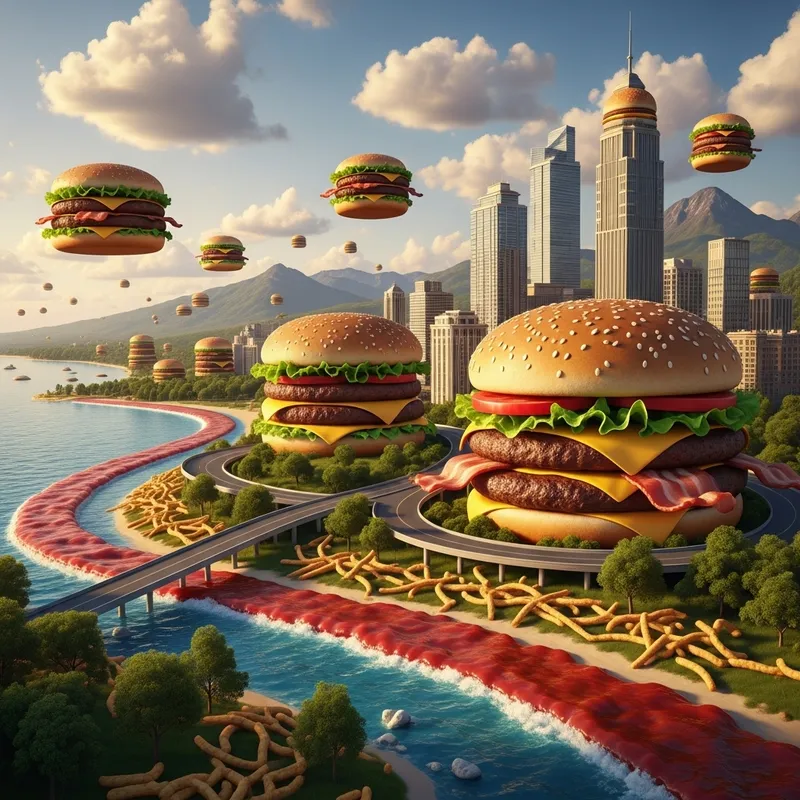 Create Your Burger-Themed World: A Visual Delight