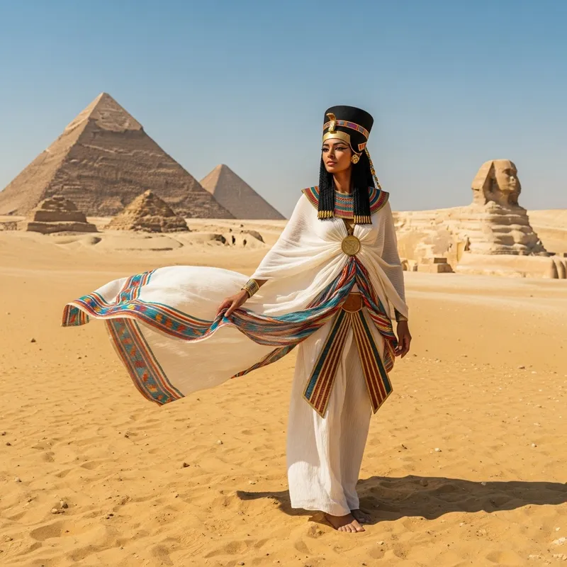 Egyptian Woman in Desert Sands | Grace & Majesty in Egypt