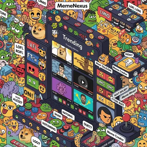 Internet Meme Platform: Engaging and Vibrant Design