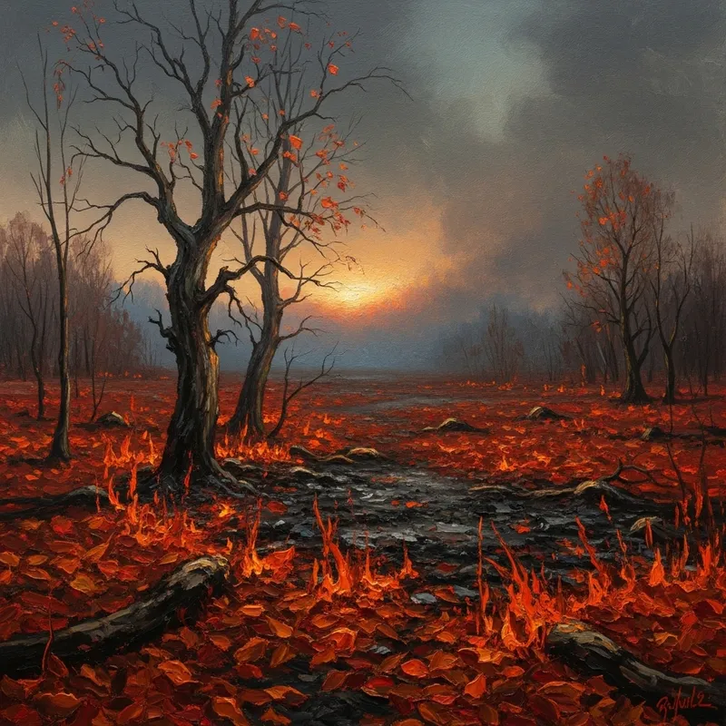 Golden Autumn Landscape