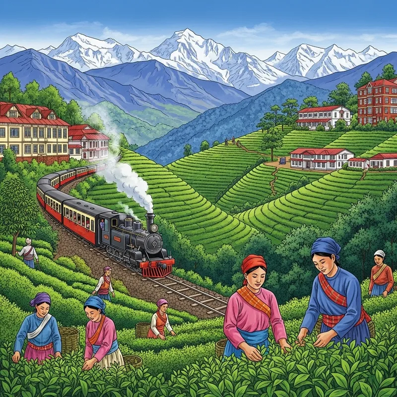 Exploring Darjeeling: Tea Gardens, Culture & Himalayan Peaks