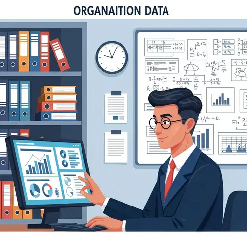 Organizational Data Businessman | Data Visualization Office