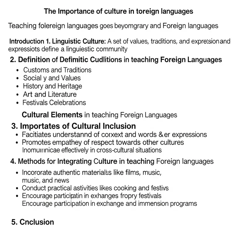 Cultural Impact on Teaching Foreign Languages