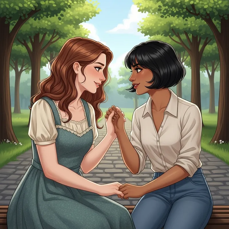 Heartwarming Story: Two Girls in Love