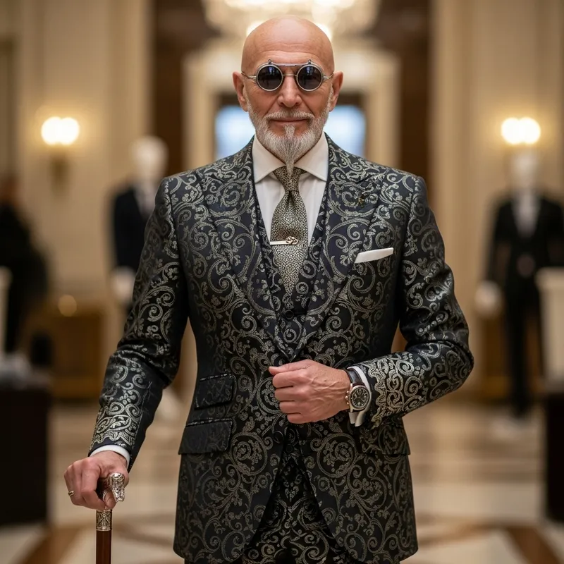 Muten Roshi in Luxury Versace Style Muten Roshi in Luxury Versace Style
