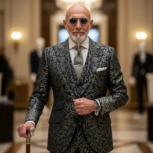Muten Roshi in Luxury Versace Style