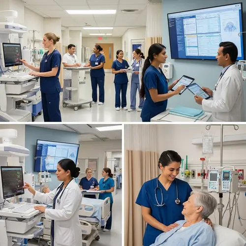 Diverse Medical Staff in Modern Hospital Setting