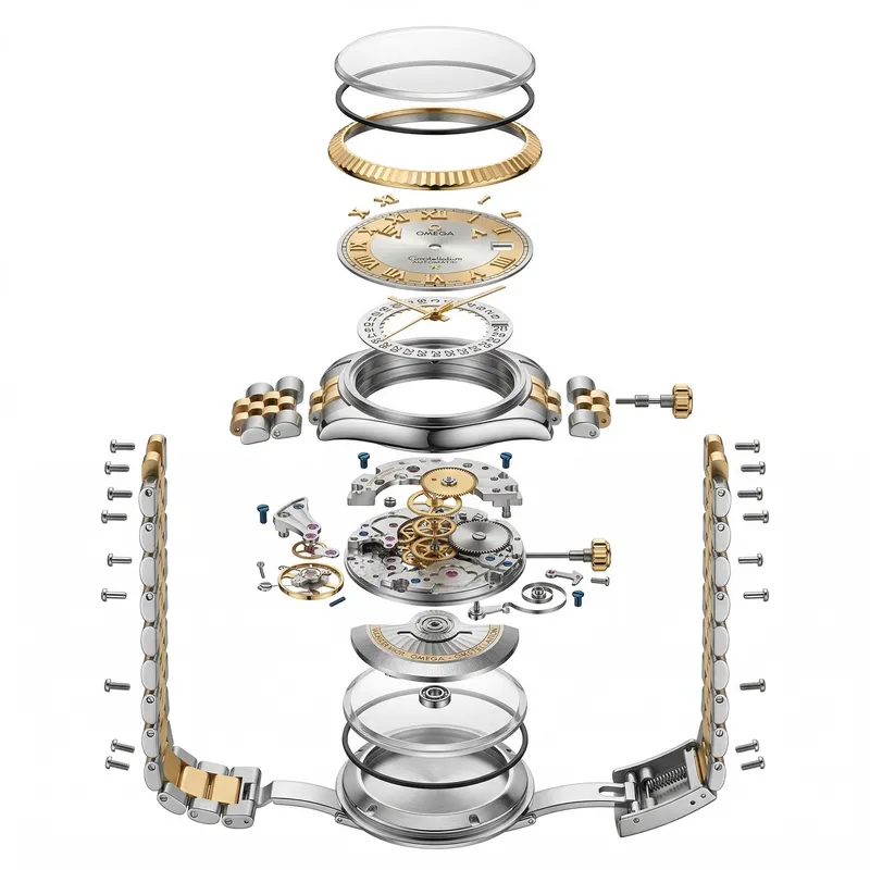 Exploded View of Product with Internal Parts Exploded View of Product with Internal Parts