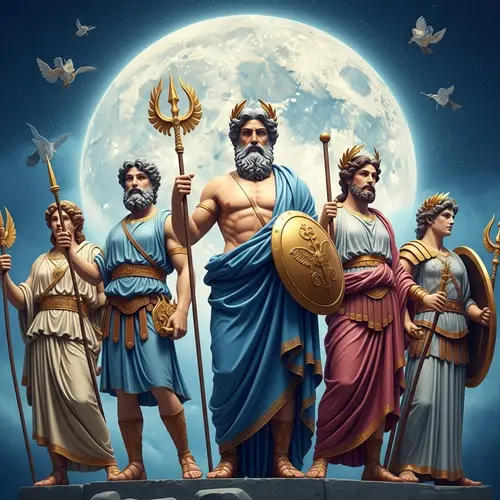 Gods of Olympus Art: Majestic and Powerful Depiction