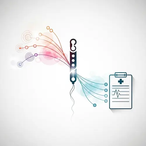 Abstract Recorder Concept in Digital Art