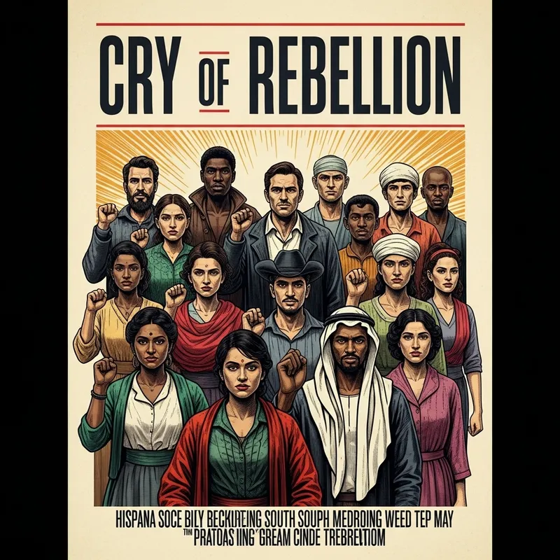 Cry of Rebellion Movie Poster | 19th Century-Inspired Design