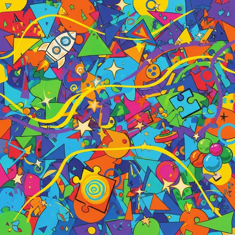 Children with ADHD Abstract Representation