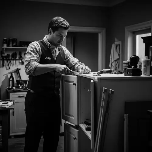 Film Noir-Inspired Character Study: John Reassembling Cupboard