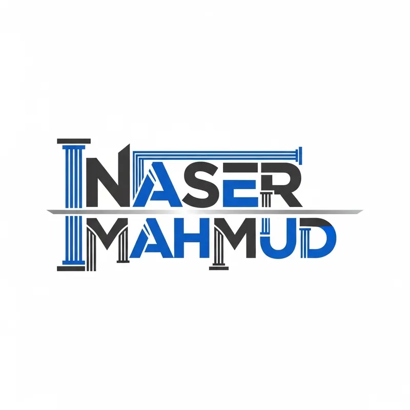 Naser Mahmud Logo Design | Sleek Lines & Architectural Motifs