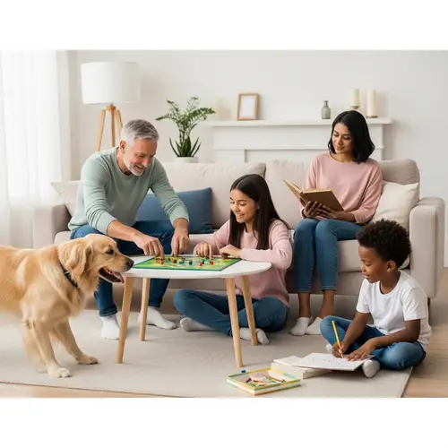 Heartwarming Family Moments in Cozy Living Rooms