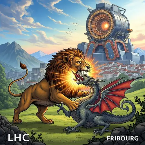 LHC Lion Devours Fribourg Dragon: A Symbolic Clash